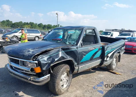 1994 Chevrolet Gmt-400 K1500 из США, поврежденный, VIN 1GBEK14K6RZ179045